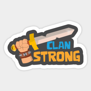 Clan Strong Sticker